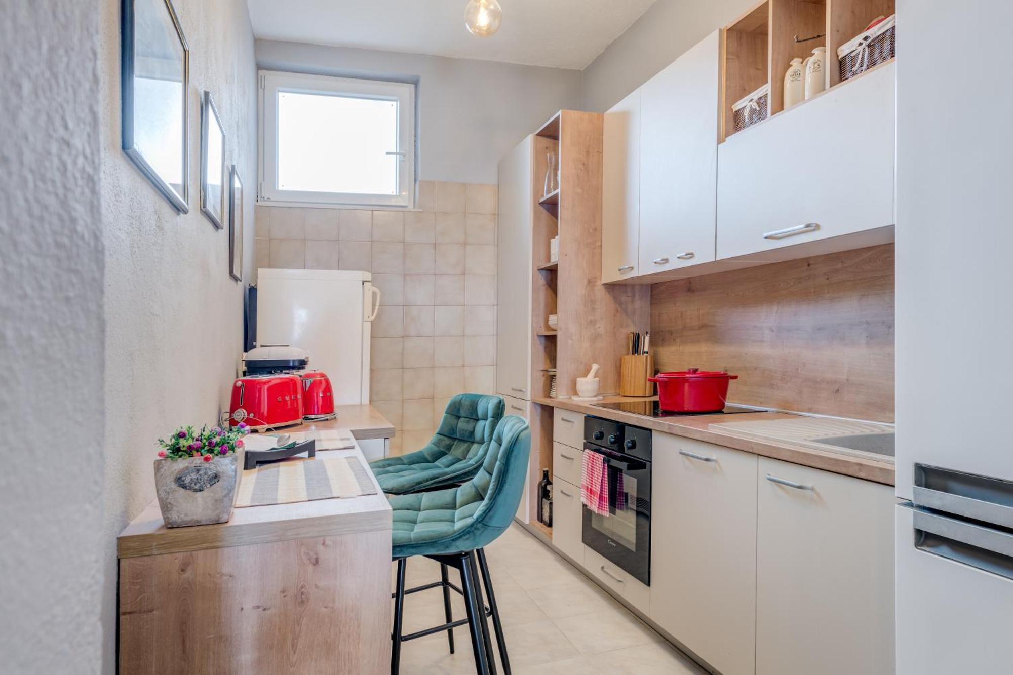 Blue Paradise Apartman 2 Sevid Bagian luar foto